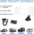 Blind Spot Adjustable Car Mirror, 3.35'' Round Blind Spot Mirror, Rear View Mirror With Adjustable Suction Cup, Long Arm HD Wide Angle Mirror, Uni...