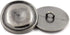 Bezelry 12 Pieces Rustic Round Metal Shank Buttons. 23mm (7/8 inch) (Gray Silver)...