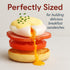 HIC Kitchen Non-Stick 3-Egg Poacher Insert, PFOA and BPA Free, Fits 8-Inch and Larger Pans...