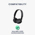 kwmobile Ear Pads Compatible with Sony MDR-ZX100/ZX110/ZX300/V150 Earpads - 2X Replacement for Headphones - Black...
