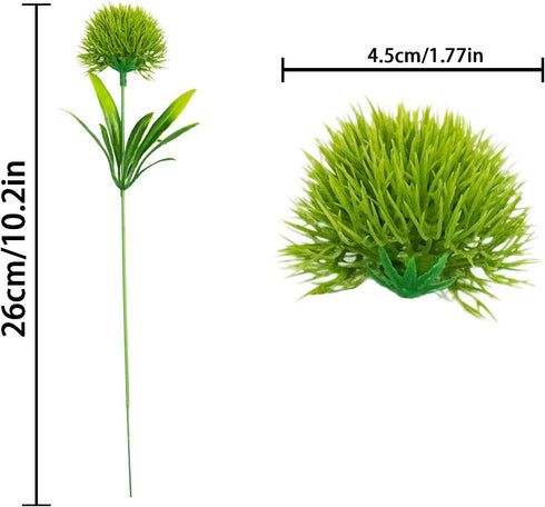 Uieke 10 Pcs Dandelion Artificial Flowers, Artificial Flowers for Decoration Fake Plants Bouquet Plastic Flowers for Home Decoration Wedding Decor...