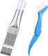 Air Conditioner Condenser Fin Comb Cleaner kit 2Pcs, Air Conditioner Fin Cleaner Brush Kit, Kitchen Appliances Coil Whisk Clean Brush Stainless St...