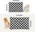 Checkerboard Pet Bed Pad Soft Dog Bed Mat with Anti-Slip Bottom, Machine Washable Crate Pad Mattress for Dog Sleeping...