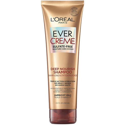 L'Or?al Paris EverCreme Sulfate Free Deep Nourish Shampoo, 8.5 Ounce (Pack of 2)...