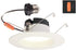 Westinghouse 5141100 11 Watt (80 Watt Equivalent) 5-6 Inch Recessed LED Downlight with Color Temperature Selection, Dimmable, ENERGY STAR, Medium ...