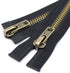 YaHoGa #8 24 Inch Two Way Separating Jacket Zipper Large Antique Brass Metal Zippers for Jackets Coats Sewing Crafts (24" TW Anti-Brass)...