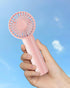 Mini Handheld Fan, Powerful Portable Fan 3 Speeds, USB Rechargeable Small Hand Fan, Personal Fan Battery Operated, Cute Design Makeup Eyelash Fan ...