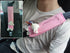 Tianmei 2Pcs Bear Doll Styling Faux Suede Car Seat Belt Strap Cover Shoulder Strap Pad (Pink Color)...