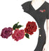 Fashion rose brooch Rhinestone alloy botanical corsage Korean popular clothing accessories silk scarf buckle accessories...
