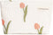 | Large Aesthetic Makeup Bag | Floral Makeup Bag | Mid-day Clutch | Period Kit Bag | Hygiene Bag | Skincare Bag | Cute Makeup Bag (Tulip)...