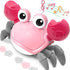 Pbooo Crawling Crab Baby Toy - an Interactive Walking, Dancing Crab Musical Toy for Babies - Ideal for Tummy Time, Neck Muscle Development, and Cr...