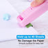 PATIKIL 0.6" x 0.4" Binder Clips, 50 Pcs Reusable Metal Refill Clip Binding for Clam Clip Dispenser, Multiple Colors...