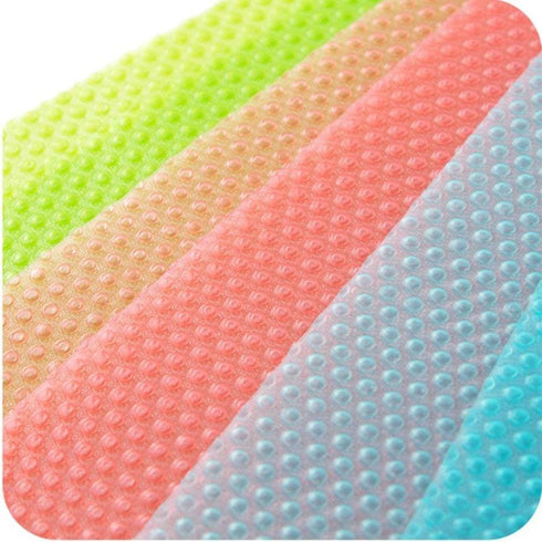 9 Pack Refrigerator Mats,Washable Fridge Mats Liners Easy to Clear Fridge Pads Mat Shelves Drawer Table Mats Refrigerator Liners for Shelves,3Red/...