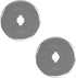 Omnigrid 28mm Refills, 2, Tungsten-Carbon Steel Rotary Blades, 28 mm, 2-Pack, Silver, 2 Count, (2046)...