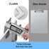 Metal Clipboard, Thicken Aluminum Clip Boards 12.5x9 with Low Profile Clip, Portable Hanging Clipboard, Standard Letter Size A4 for Jobsite, Labor...