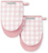 KitchenAid Gingham Mini Oven Mitt 2-Pack Set, Dried Rose, 5.5"x8"...