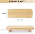 ELLDOO Farmhouse Wood Riser, Wooden Pedestal Stand for Kitchen Counter Bathroom Home Decor, Decorative Riser Display Tray Countertop Organizer for...