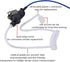 M1 Surveillance Headset with PTT Mic FBI Security Acoustic Tube Earpiece for Motorola Mag One BPR40 CLS1110 CLS1410 CP185 CP200 CP200D DLR1020 DLR...