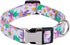 Rhea Rose Cute Floral Dog Collars with Rose Sunflower Daisy Patterns for Girl boy Dogs Purpler Sunflowers L...
