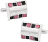 Beveled Pink and Black Rectangular Cufflinks with Presentation Box...