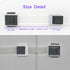 Child Proof Cabinet Locks, 4 Pack Child Locks for Drawer Cupboard Dishwasher Cupboard Pantry and Toilet. Adhesive Safety Baby Proofing Fridge Lock...