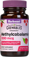 Bluebonnet EarthSweet Methylcobalamin 1,000 mcg Active Coenzyme Form of Vitamin B12 Supports Energy Boost & Metabolism - Vegan, Gluten-Free - Rasp...