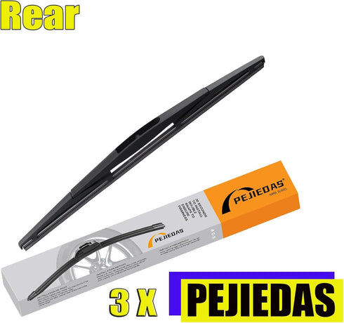 3 Wiper Blades for Subaru Ascent 2019-2022, Front Wiper Blades + Rear Wiper Blades, OE Original Style (26" + 20" + 14" - Pack of 3)...