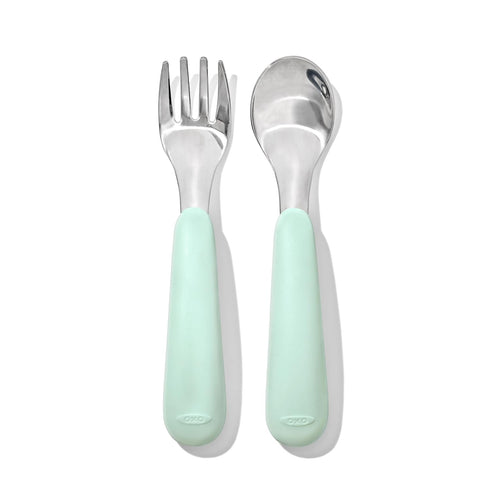 OXO Tot Fork and Spoon Set - Opal...