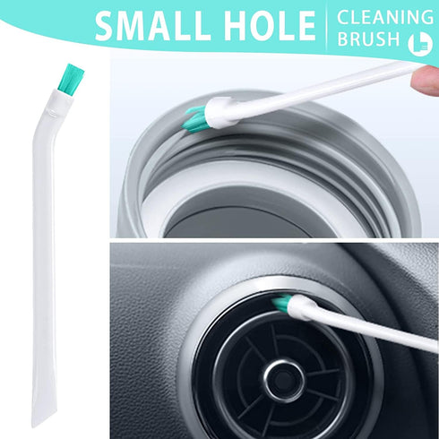 Small Cleaning Brushes Set, 4 pcs Crevice Household Cleaning Tool for Window Track Groove Sliding Door Bottle Gaps Humidifier Baseboard, Tiny Deta...