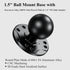 BRCOVAN 1.5'' Ball Mount Base with Aluminum Alloy AMPS Hole Round Plate & 1.5'' TPU Ball Adapter Compatible with RAM Mounts C Size 1.5 Inch Ball D...