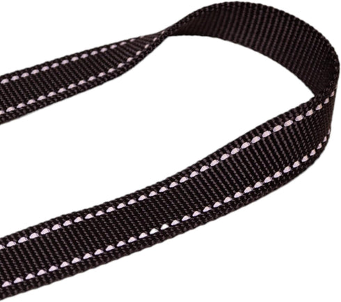 Heavy Duty Dog Leash for Large Dogs, Reflective Dog Training Leash with Neoprene Handle, Ideal for Walking, Running, and Training, 1" x 5ft, Black...