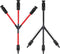 3 to 1 Solar Connectors Y Branch Parallel Adapter 10AWG Cable for Solar Panel (Red & Black)...