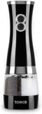 Tower Duo Electric Salt/Pepper Mill, Black...