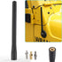 JeCar 7.5 Inch Reflex Short Antenna Replacement TJ JK JL F150 Accessories Metal ABS Antenna Designed for Optimized FM/AM Reception for 1997-2025 J...
