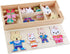 Wooden Jigsaw Puzzle 72 Pcs Kids Early Educational Toys Dress-Up Puzzle Set...