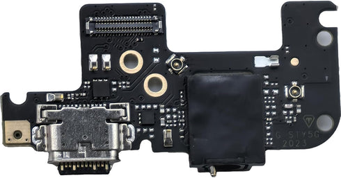 for Moto G Stylus 5G 2023 XT2315 USB Charging Port Dock Connector/Charger Board Flex Cable/Microphone Replacement Part for Moto G Stylus 5G 2023 X...