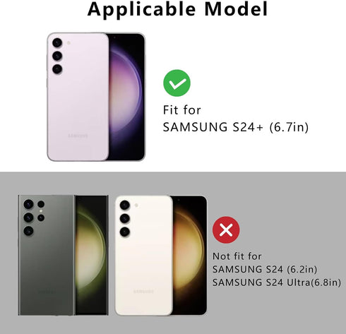 Designed for Galaxy S24 Plus Waterproof Case Compatible with MagSafe Magnetic Waterproof Full Body IP68 Underwater Case Built-in Screen Protector ...