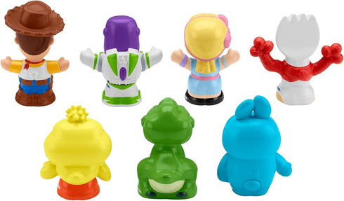 Fisher-Price Little People Toddler Toy Disney Toy Story 7 Friends Figure Set with Woody & Buzz Lightyear for Pretend Play Ages 18+ Months (Amazon ...