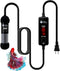 AquaMiracle Upgraded 50W Small Aquarium Heater Fish Tank Heater Turtle Heater Super Mini Aquarium Heater, Dry-Run/Overheating Protection and Memor...