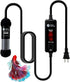 AquaMiracle Upgraded 50W Small Aquarium Heater Fish Tank Heater Turtle Heater Super Mini Aquarium Heater, Dry-Run/Overheating Protection and Memor...