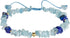 Jewever Aquamarine/Lapis Lazuli Chips Tumbled Stones Anklets Healing Crystals Anklet Bracelets for Women Energy Gemstones March Birthstone Gifts J...