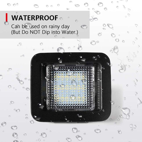 Gempro LED License Plate Lights for 2015-2020 F150 2017-2020 Raptor Rear Tag Lamp Assembly 2PCS, 6000K White...