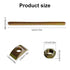 12 Pcs Countertop Connector,Table Top Fasteners,Joint Connector Drawbolt Pack, Draw Bolt Countertop Flip Connector for Joining Countertops, Butche...