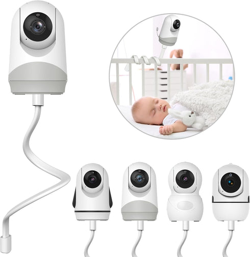 HelloBaby Baby Monitor Mount,Universal Monitor Stand Holer HB40/HB65/HB6250/HB6339/HB6351/HB6550 and More Monitor Cameras,Twist Mount No Tools or ...