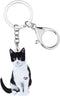 Cute Halloween Black Cat Keychain Key Chain Cat Car Accessories for Women Teen Girls Charms Cats Gifts...