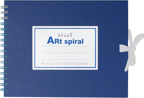 Maruman S310-02 F0 Art Spiral Sketchbook, Thick Drawing Paper, Blue, 24 Sheets...