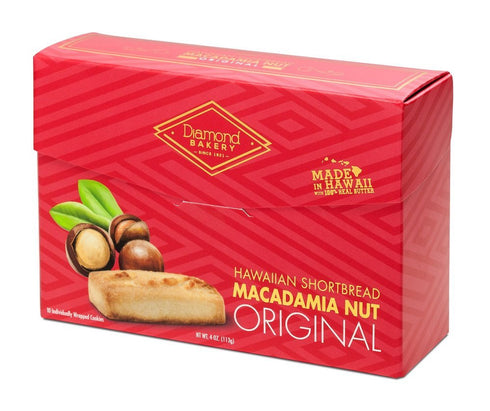 Hawaiian Shortbread Macadamia Nut Cookies, Original 4 ounce (113g)...
