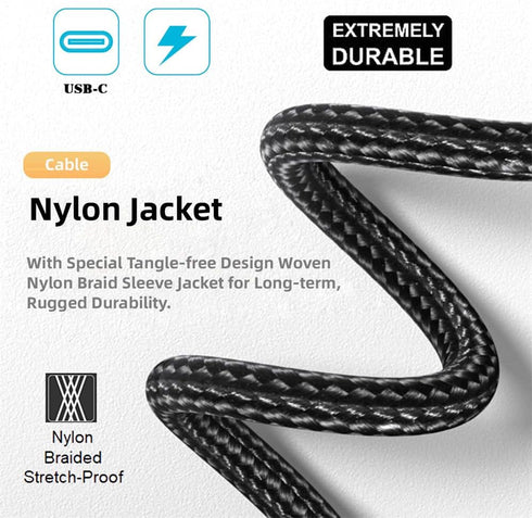 NFHK Type-C USB-C 135W to DC Rectangle 11.0 * 4.5mm Power PD Charge Cable for Thinkpad X1 Legion Y7000P Laptop DC20V 6.25A......