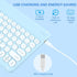 Bluetooth Keyboard and Mouse Combo?Rechargeable keyboard mouse combo?Ultra-Slim Portable Compact Wireless Mouse Keyboard Set for iPad/iPad Pro/iPa...