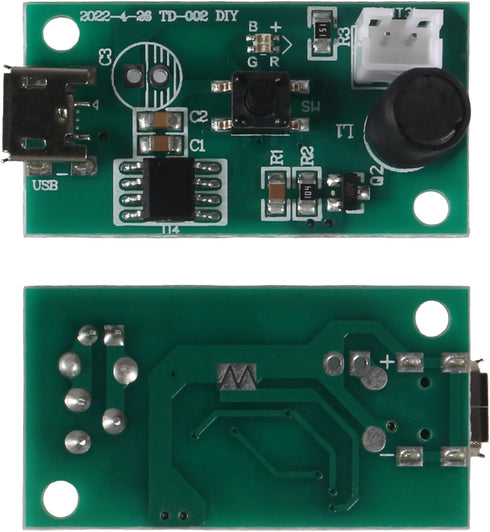 3pcs 5V USB Humidifier Atomization Module Driver Board, USB Spray Module Circuit Board Atomization Module Atomization Plate Circuit Board for Home...